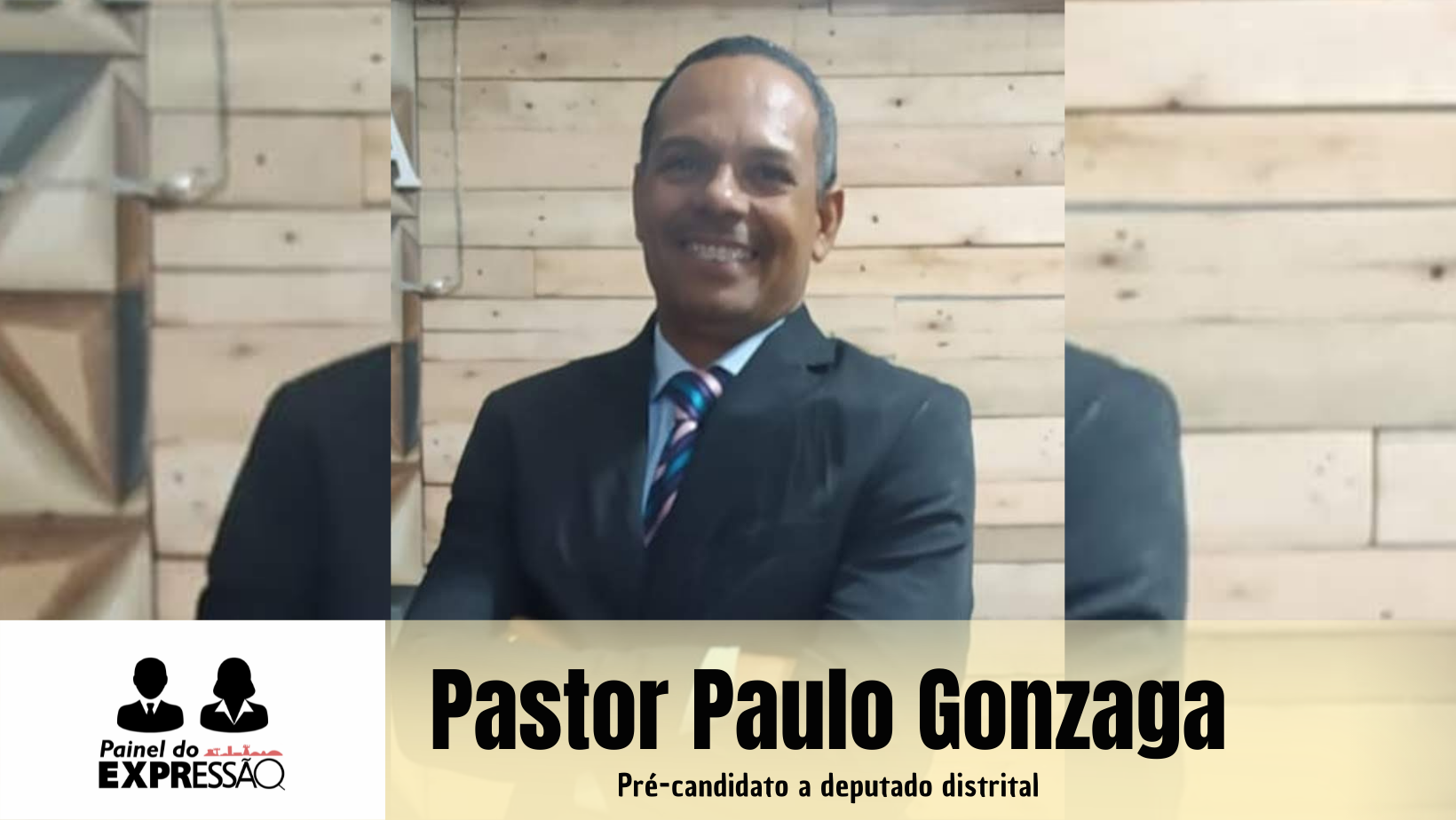 foto do Painel do Expressão com o pastor Paulo Gonzaga