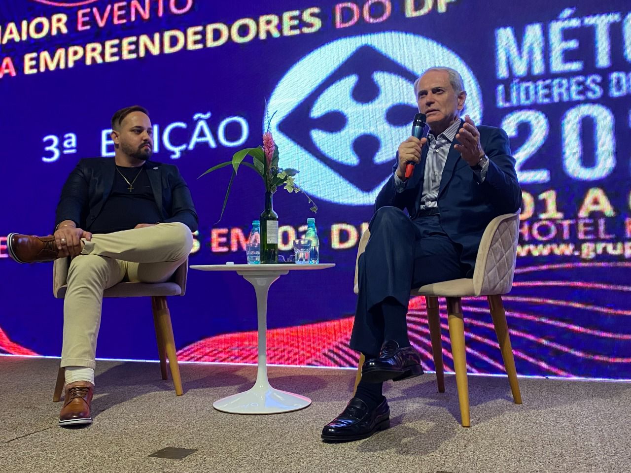 EMPRESÁRIOS DE SUCESSO | Paulo Octávio e André Kubistchek incentivam outros empreendedores durante encontro do Movimento Líderes do Brasil