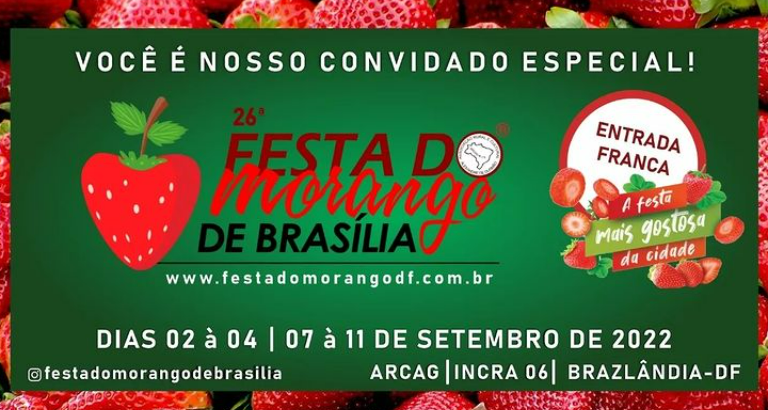 FESTIVAL DO MORANGO COM ENTRADA GRATUITA EM SP 🍓😱 Já marca todo mund