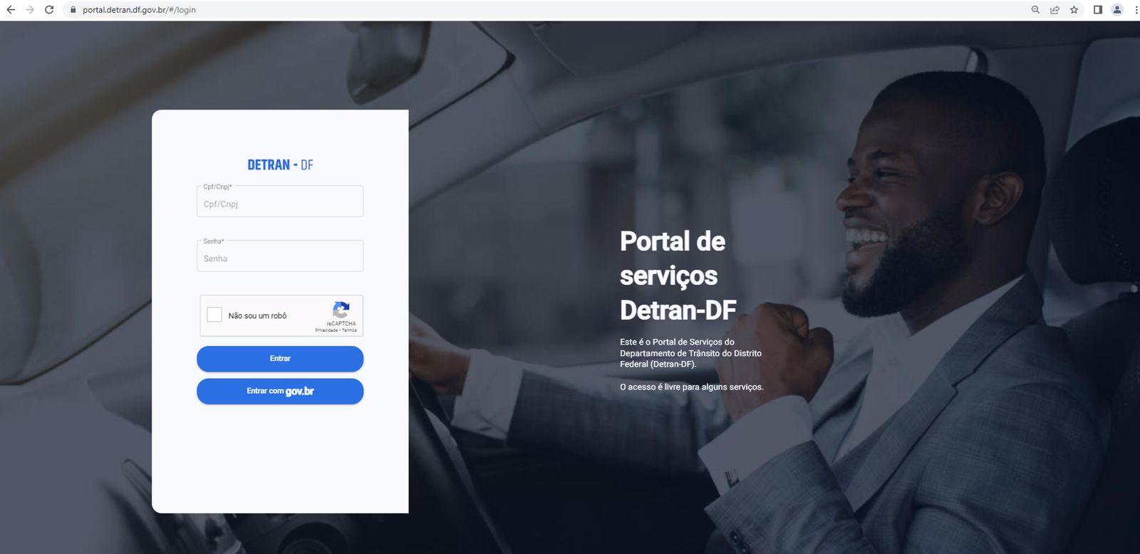 MAIS FACILIDADE | Serviços digitais do Detran-DF podem ser acessados pelo cadastro no cadastro gov.br
