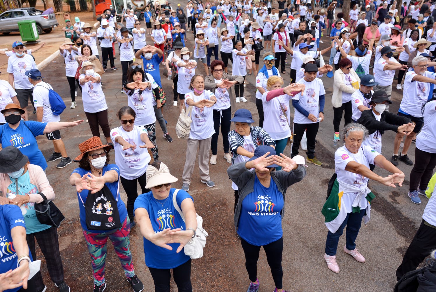 CAMINHADA DA MEMÓRIA | Sesc-DF promoveu evento de conscientização no Parque da Cidade