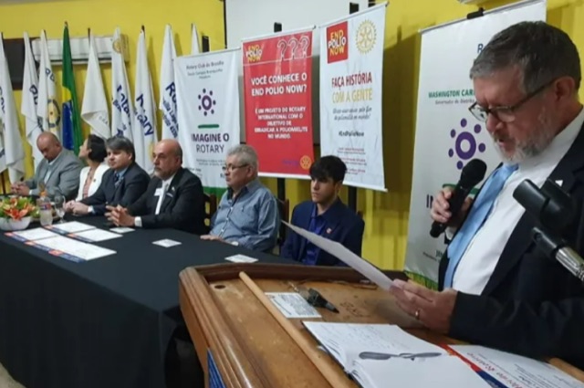 COMBATE À PÓLIO | ABBP e portais de notícias são homenageados pelo Rotary Club