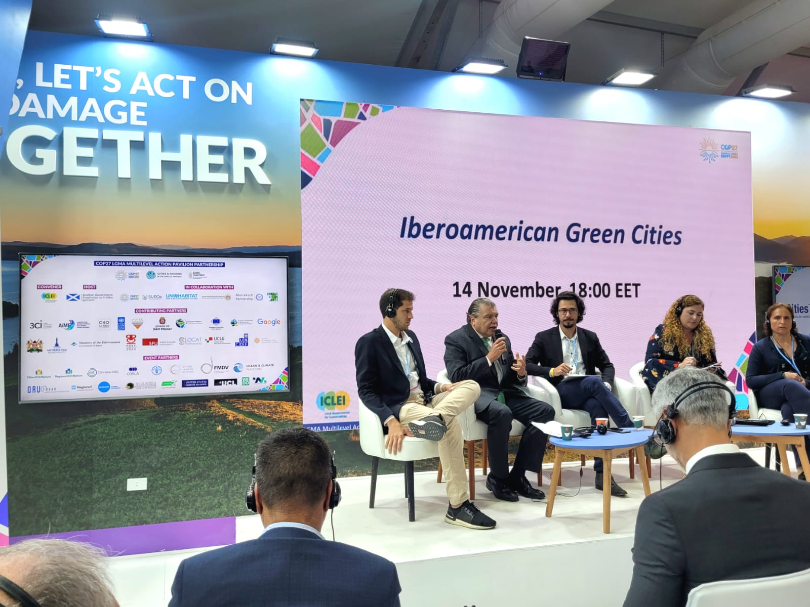 PROTAGONISTA NA COP27 | Brasília é destaque no painel sobre cidades verdes latino-americanas com seus projetos-pilotos