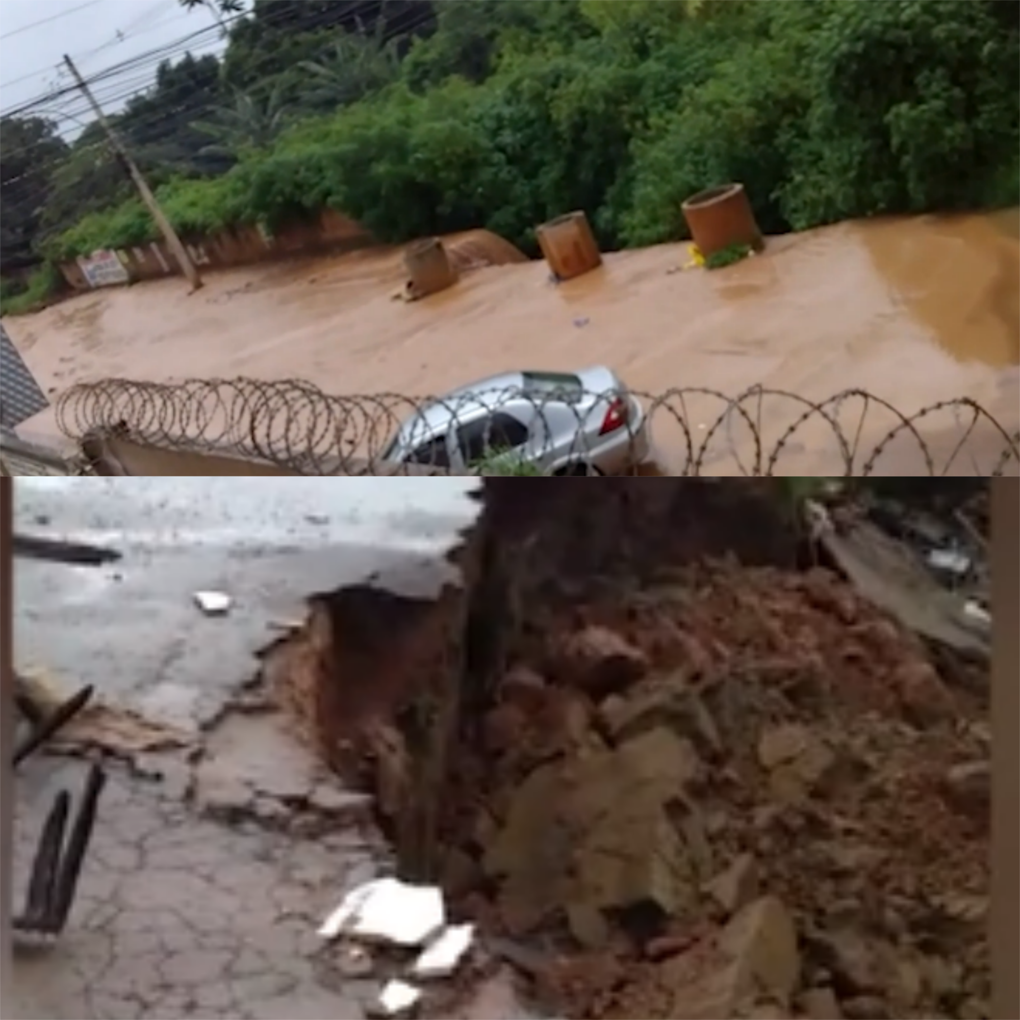 VALPARAÍSO DE GOIÁS | Moradores de bairro da cidade estão com medo de cratera na rua e reclamam de abandono por parte do prefeito Pábio Mossoró