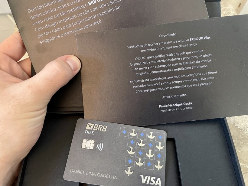 DESTAQUE NO SEGMENTO |  BRB Dux Visa é eleito o melhor cartão de crédito ultra-high