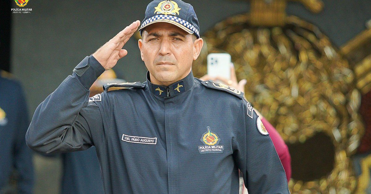 Foto do coronel fabio Augusto