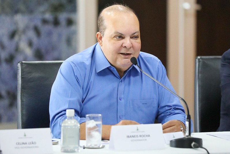Foto do governador do DF, Ibaneis Rocha