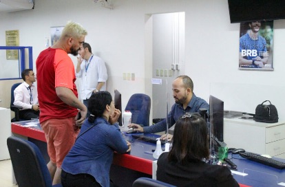 AÇÃO CONCENTRADA | Atendimento rápido e sem filas nas agências do BRB garante agendamentos para o CRAS