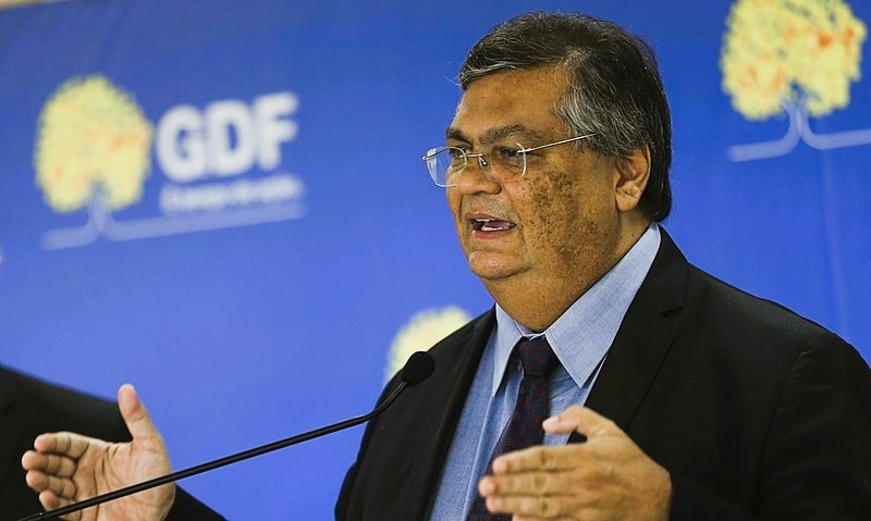 Foto do ministro da Justiça e Segurança Pública, Flávio Dino