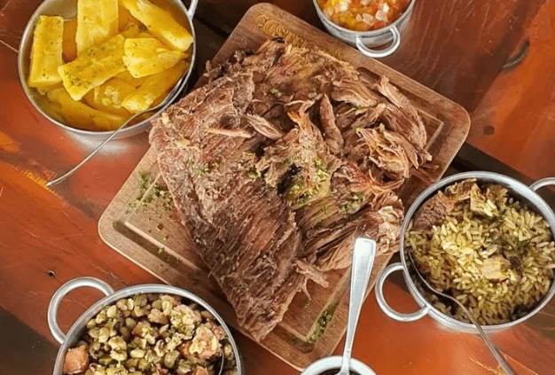 Foto de prato servido na Costelaria Gaúcha