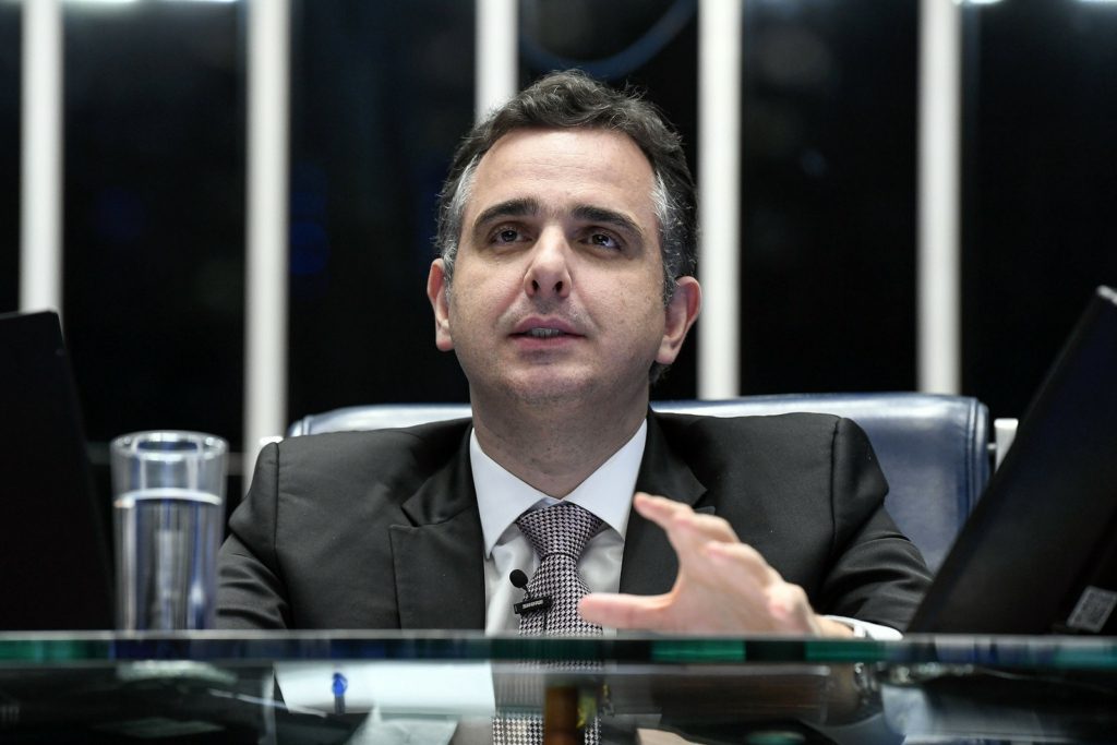 Foto do presidente do Senado, Rodrigo Pacheco