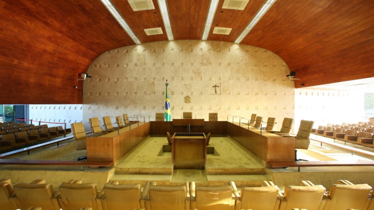 Foto do plenário do STF