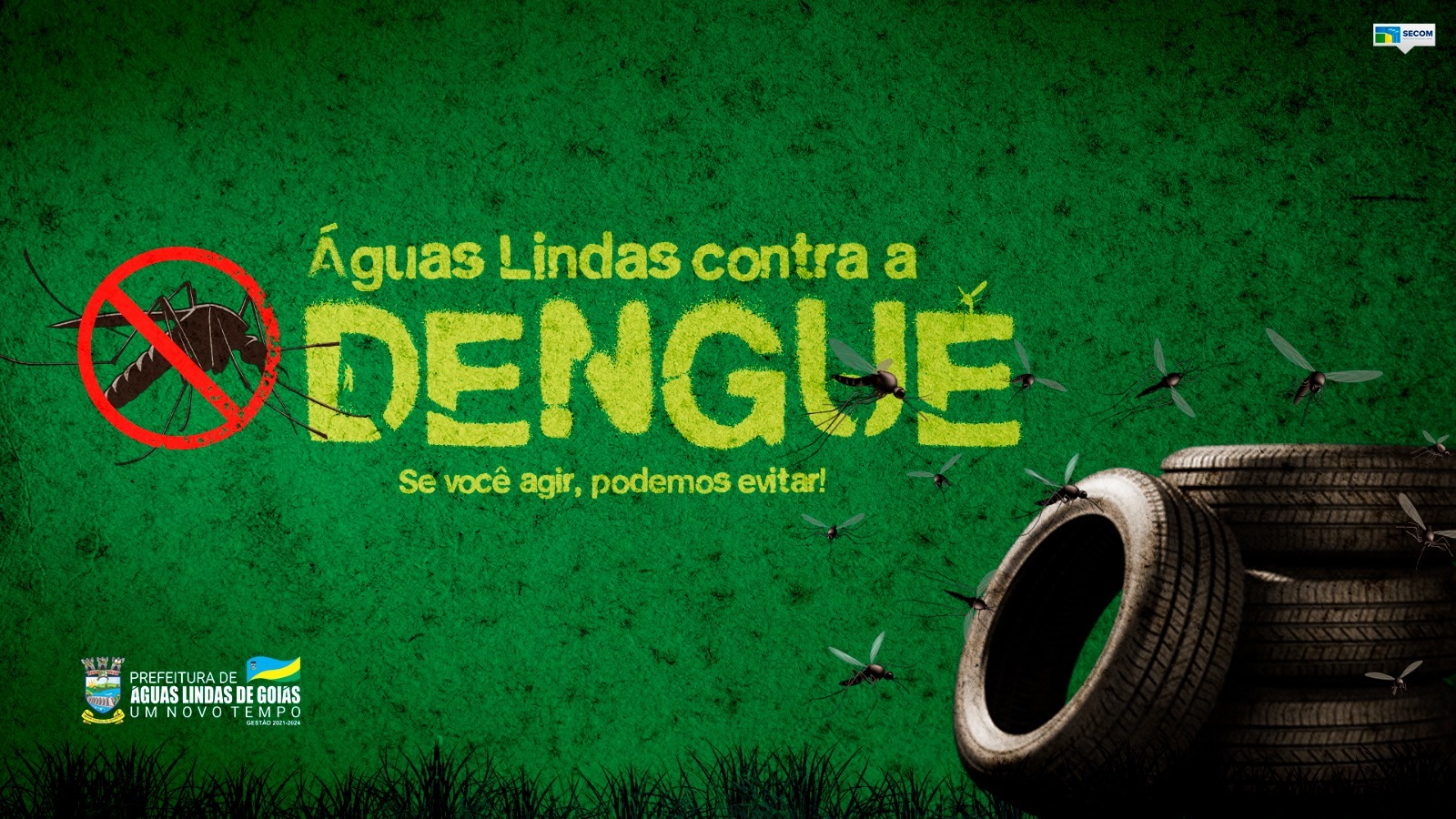 COMBATE À DENGUE | Prefeitura de Águas Lindas lança campanha de conscientização contra a proliferação do mosquito transmissor da doença