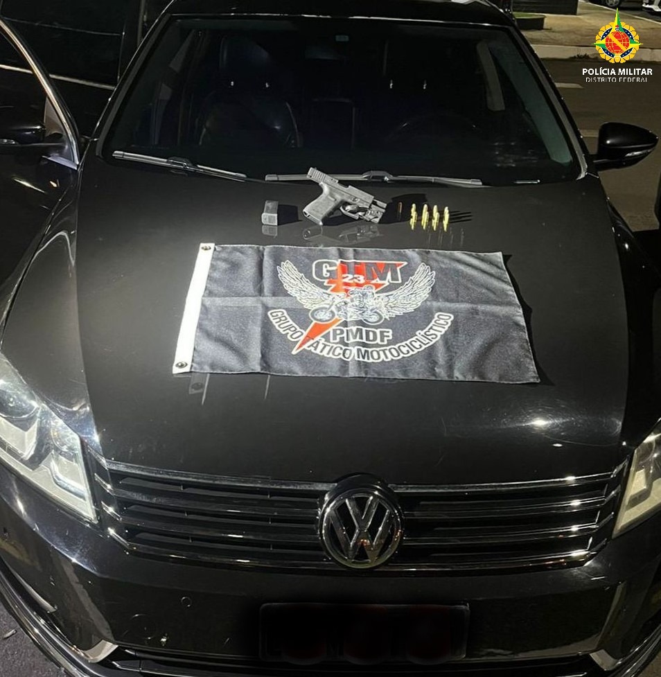 COMANDO VERMELHO NO DF | Homem preso por porte ilegal de arma na W3 Norte é apontado como líder da facção na capital federal