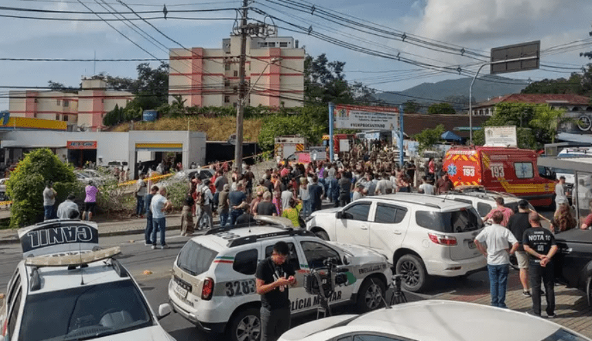 ATENTADO EM SANTA CATARINA | Creche é alvo de ataque e ao menos 4 crianças são mortas