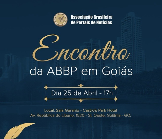 ABBP EM GOIÁS | Entidade realiza encontro com portais de notícias em Goiânia na terça (25)
