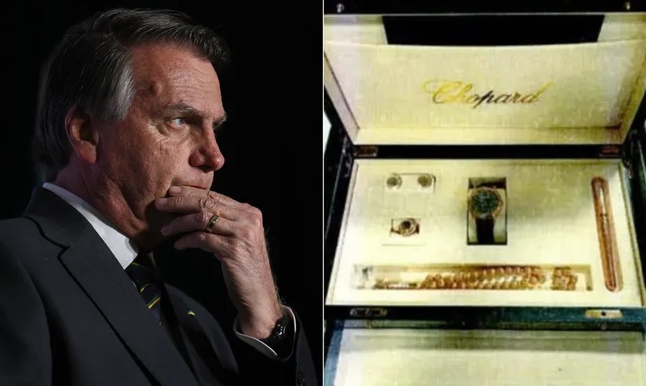 ÀS VÉSPERAS DE PRESTAR DEPOIMENTO | Bolsonaro entrega terceiro kit de joias sauditas à Caixa