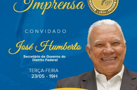 SALA DE IMPRENSA DA ABBP | José Humberto Pires participa de coletiva virtual com profissionais da mídia digital brasiliense nesta terça (23)