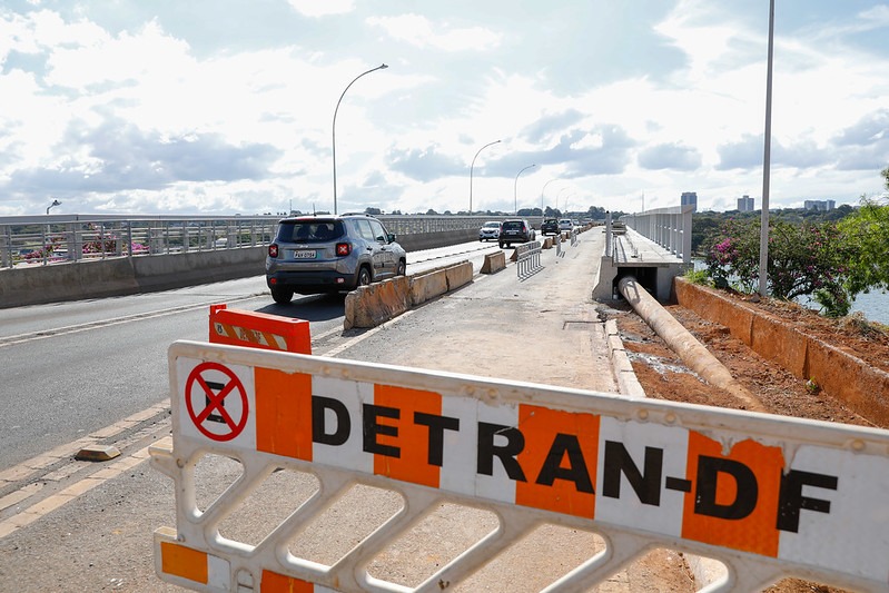 TRABALHO EFICIENTE | GDF executa serviço antes do prazo e Ponte Honestino Guimarães já está liberada