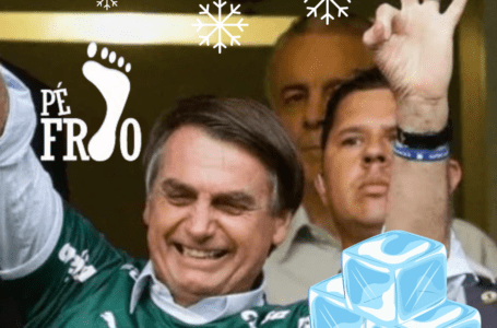 NA SEMANA DECISIVA DE SEU JULGAMENTO | Bolsonaro testa popularidade em jogo de Palmeiras e Botafogo e vira meme na internet: ‘pé frio’