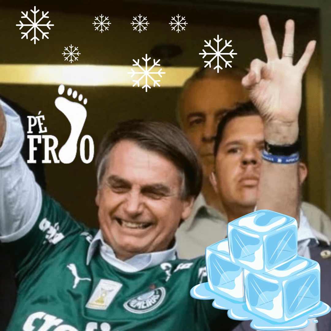 NA SEMANA DECISIVA DE SEU JULGAMENTO | Bolsonaro testa popularidade em jogo de Palmeiras e Botafogo e vira meme na internet: ‘pé frio’