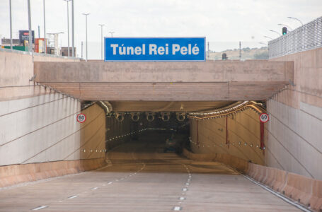 ATENÇÃO, MOTORISTA! | Túnel Rei Pelé terá faixa interditada a partir desta quinta (27) para reparos na tubulação do sistema de incêndio