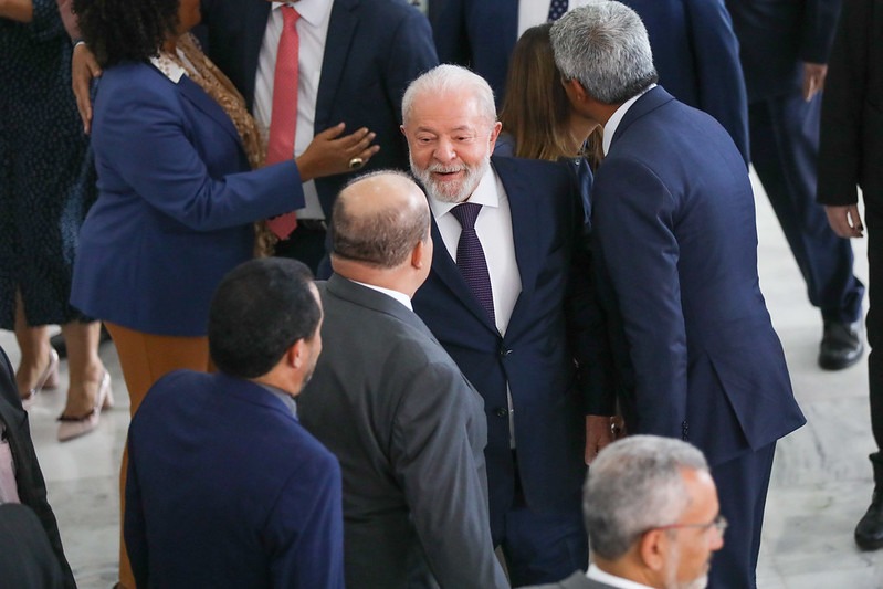 EM EVENTO NO PLANALTO | Ibaneis exalta parceria com governo Lula em prol da segurança pública