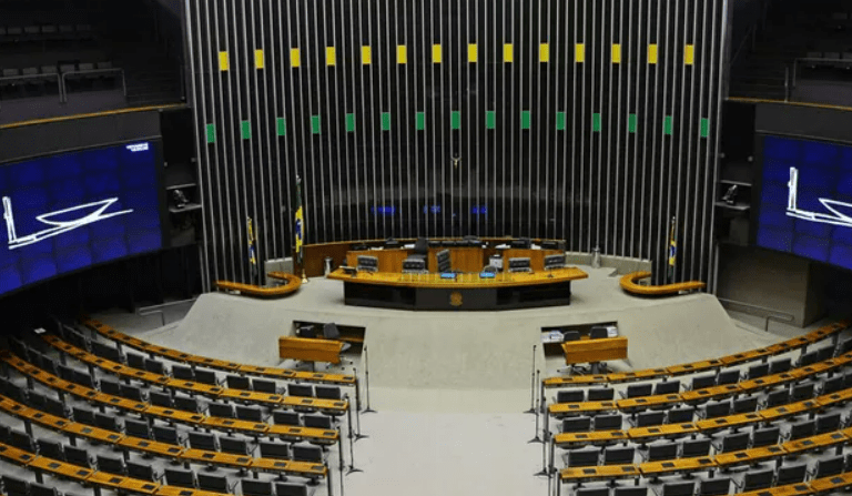 Foto COngresso Nacional vazio