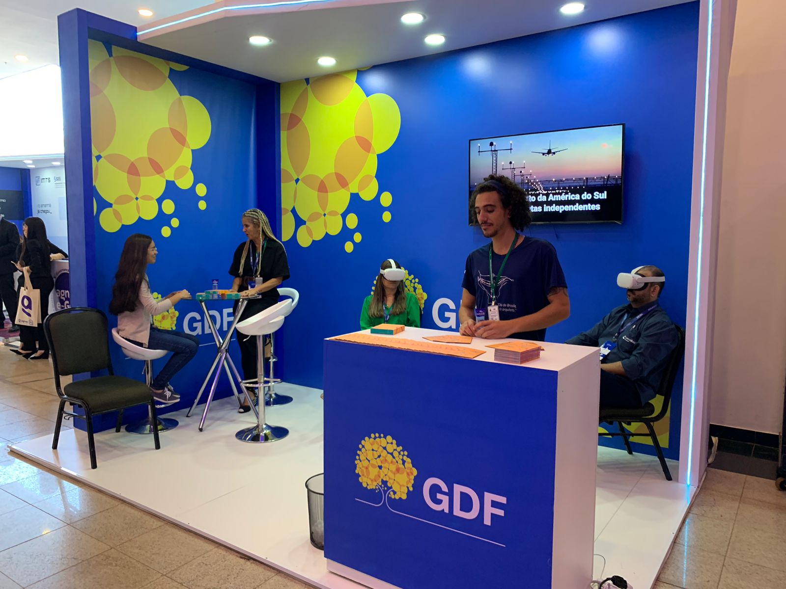 ABAV EXPO 2023 | Visitantes de feira referência do setor de turismo conhecem Brasília por meio de tour virtual; Capital federal concorre para sediar o evento em 2024