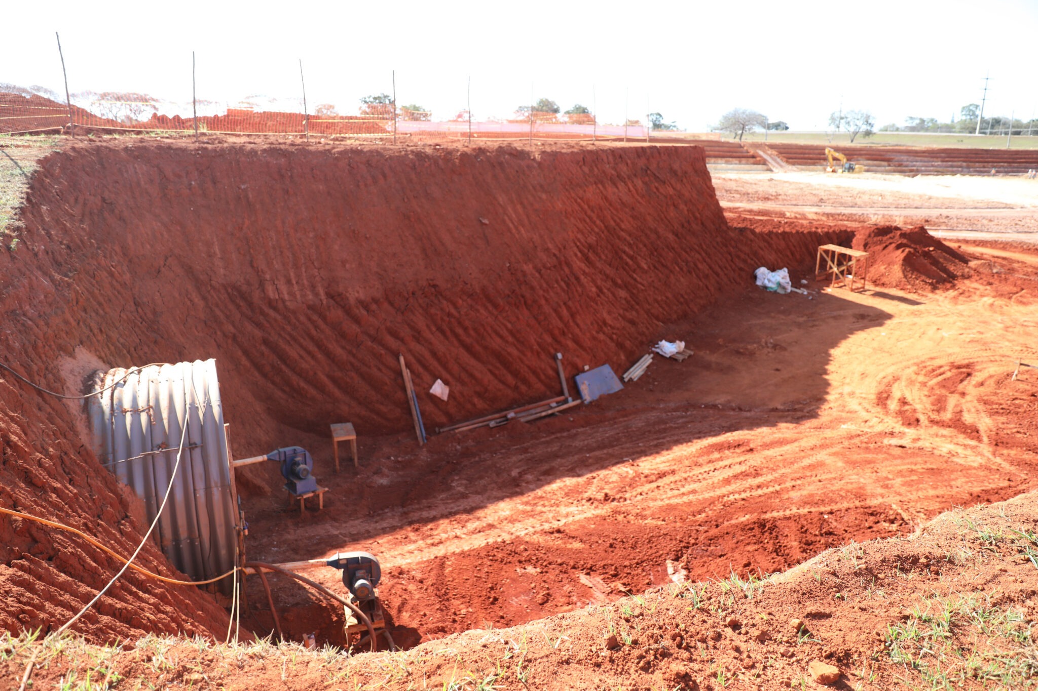 DRENAR DF | Obras de escoamento pluvial na Asa Norte atingem 3 km de escavações
