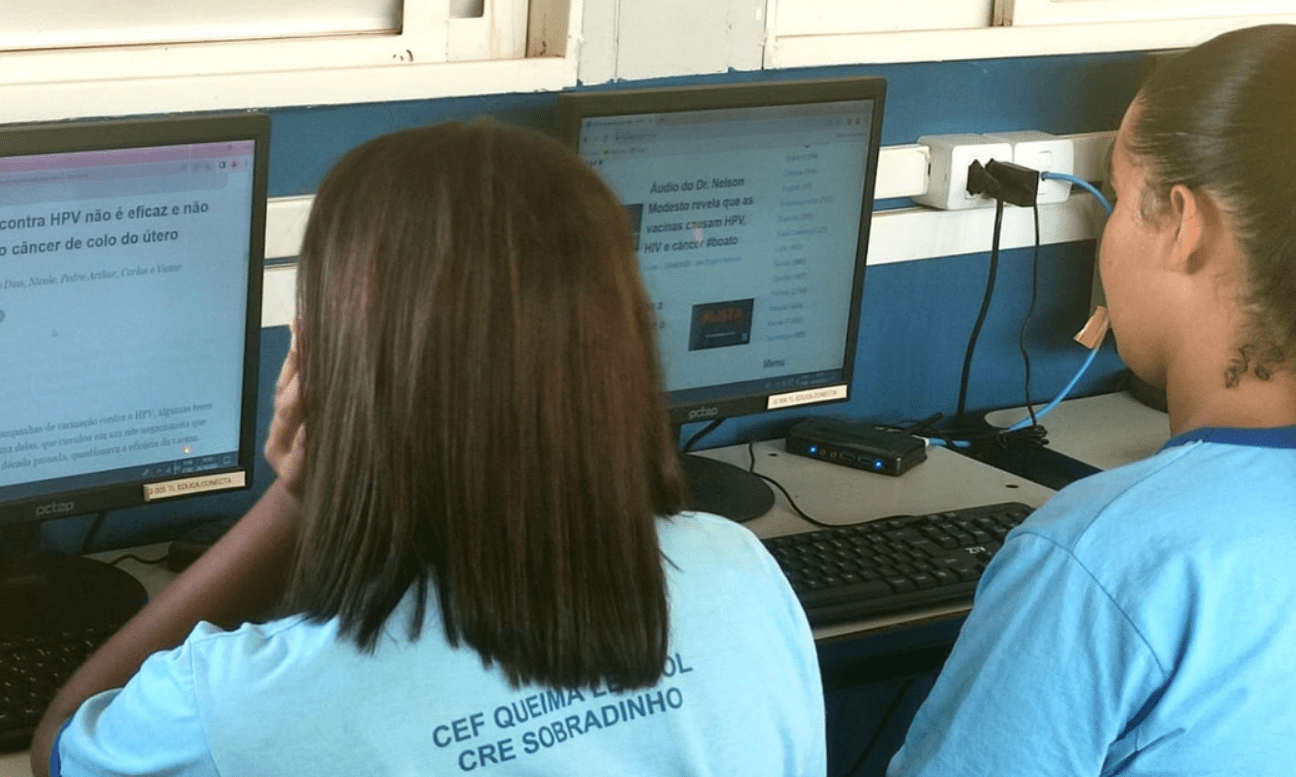 PARA EVITAR A DESINFORMAÇÃO | Projeto do DF ensina alunos a identificar fake news sobre vacinas