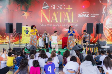 SESC + NATAL | Crianças de Brazlândia participam de evento natalino especial
