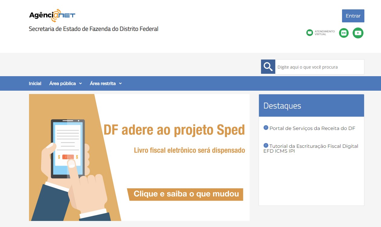 TEMPORARIAMENTE INDISPONÍVEL | Portal de serviços da Sefaz-DF vão passar por manutenção até domingo (3)