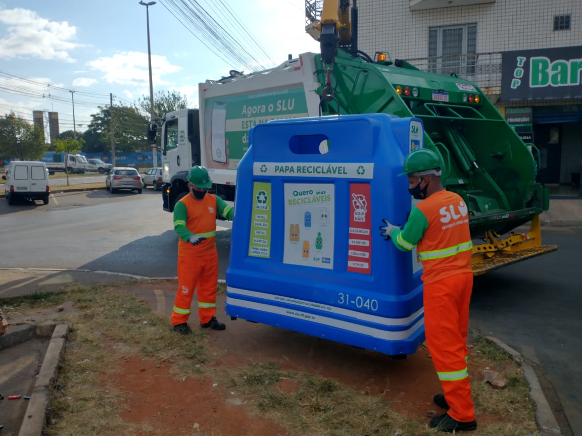 DESCARTE ADEQUADO DE RESÍDUOS | DF conta com mais de 880 equipamentos públicos para destinação correta de lixo reciclável e restos de obras