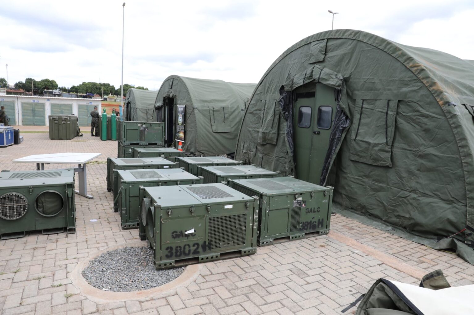 COMBATE À DENGUE | Hospital de Campanha cedido pela FAB ao GDF começa a funcionar nesta segunda (5)