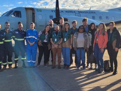 APOIO LOGÍSTICO | Equipe de servidores do GDF embarcam para o RS a fim de ajudar na gestão de abrigos