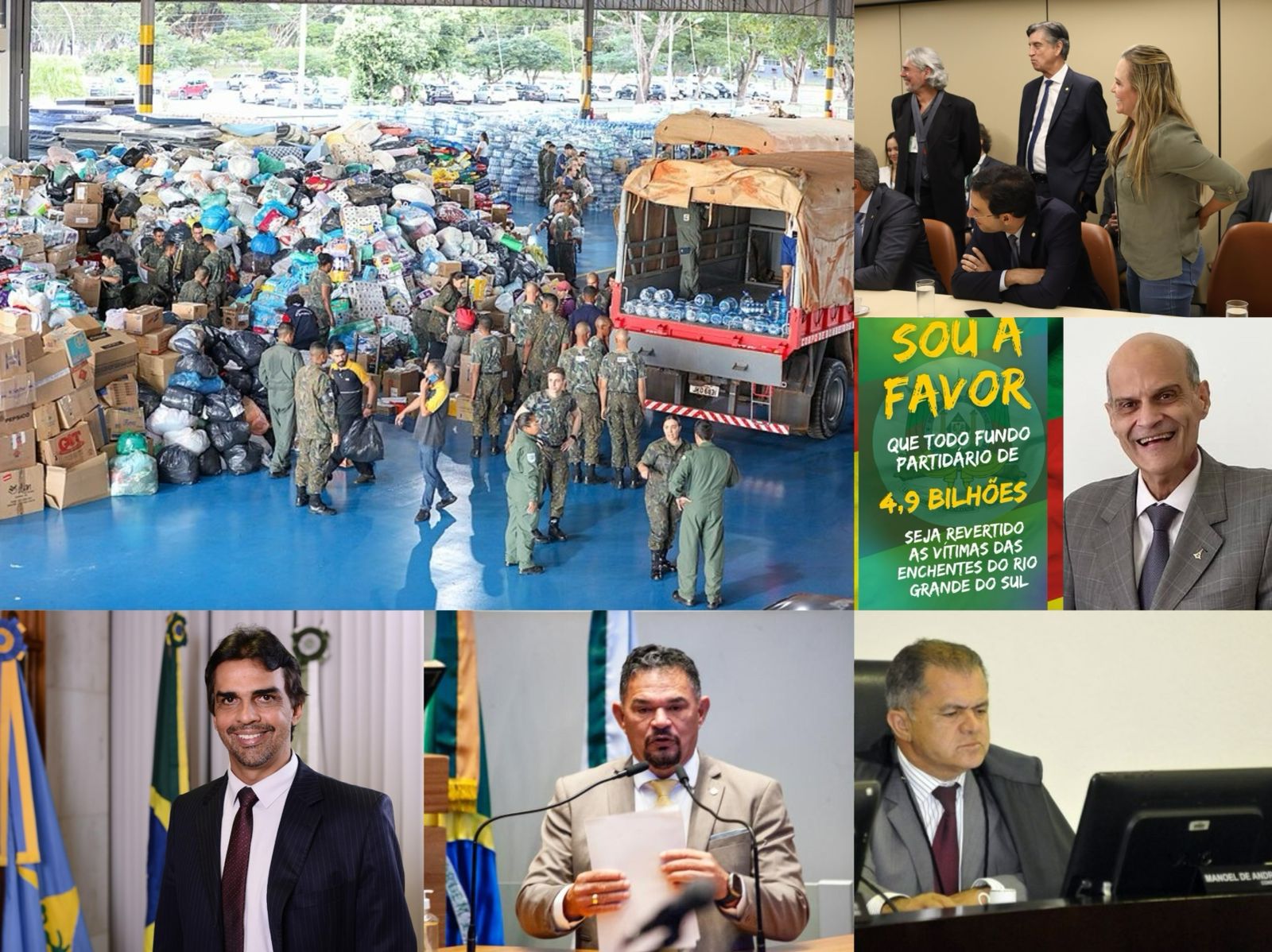 O FINO DA POLÍTICA | Corrente de solidariedade para ajudar vítimas das enchentes no RS mobiliza sociedade civil e autoridades do DF