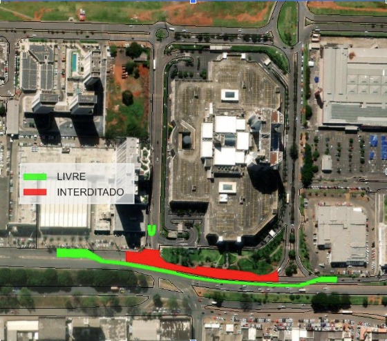 PISTÃO SUL | DER-DF vai interditar trecho da via a partir de quinta (30)