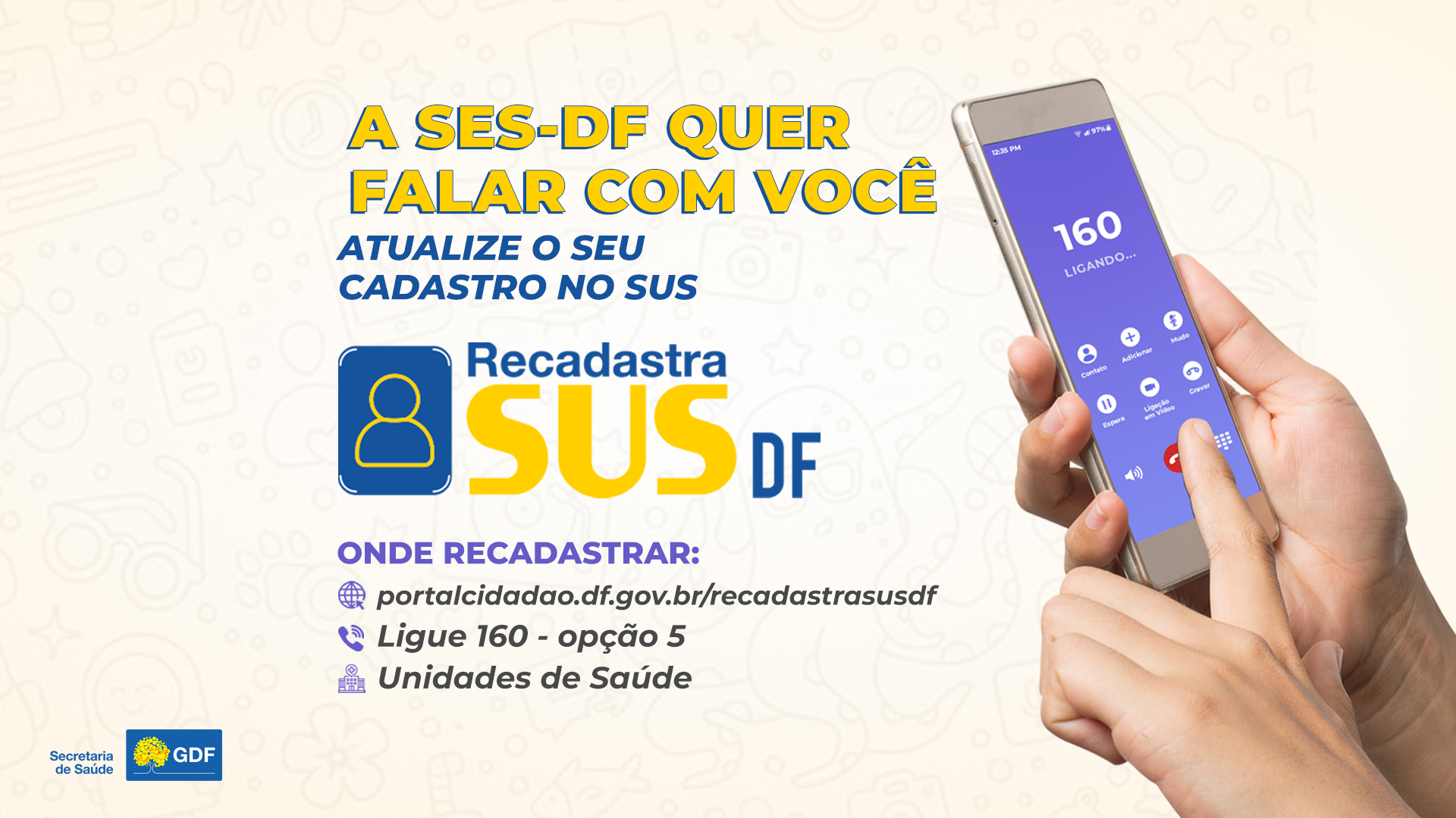 ATUALIZAÇÃO DE DADOS | Mais de um milhão de usuários do SUS do DF precisam se recadastrar