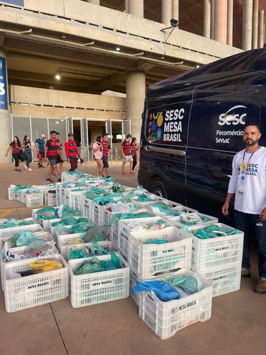 SESC MESA BRASIL | Projeto bate recorde de arrecadação de alimentos em julho no DF