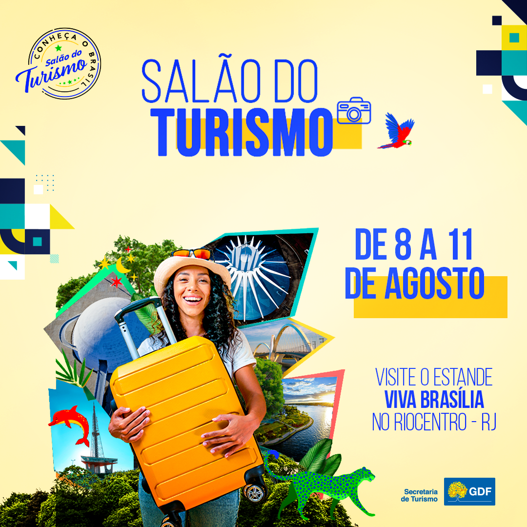 SALÃO NACIONAL DO TURISMO | Capital federal será um dos principais atrativos do evento no RJ