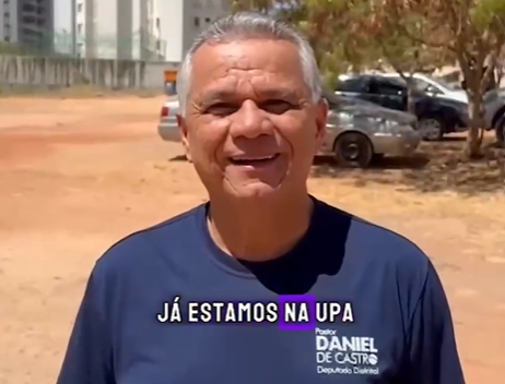 Pastor Daniel de Castro comemora construção da UPA de Águas Claras