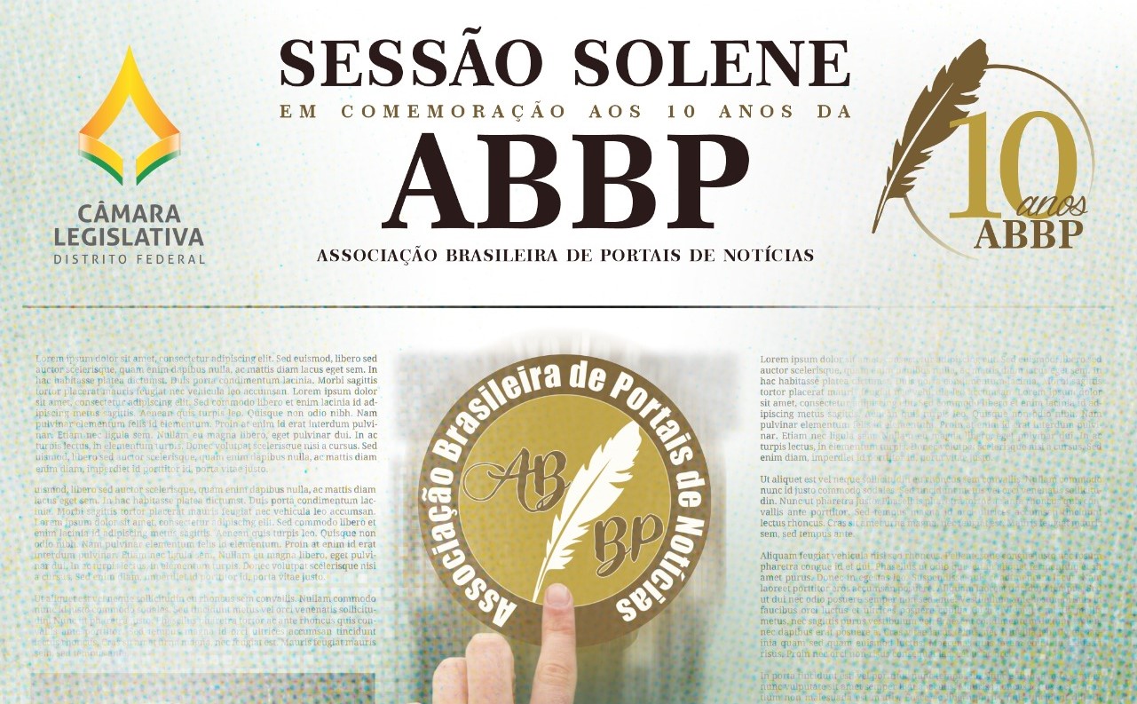 10 ANOS DA ABBP | CLDF promove sessão solene para homenagear entidade e profissionais de imprensa da capital federal