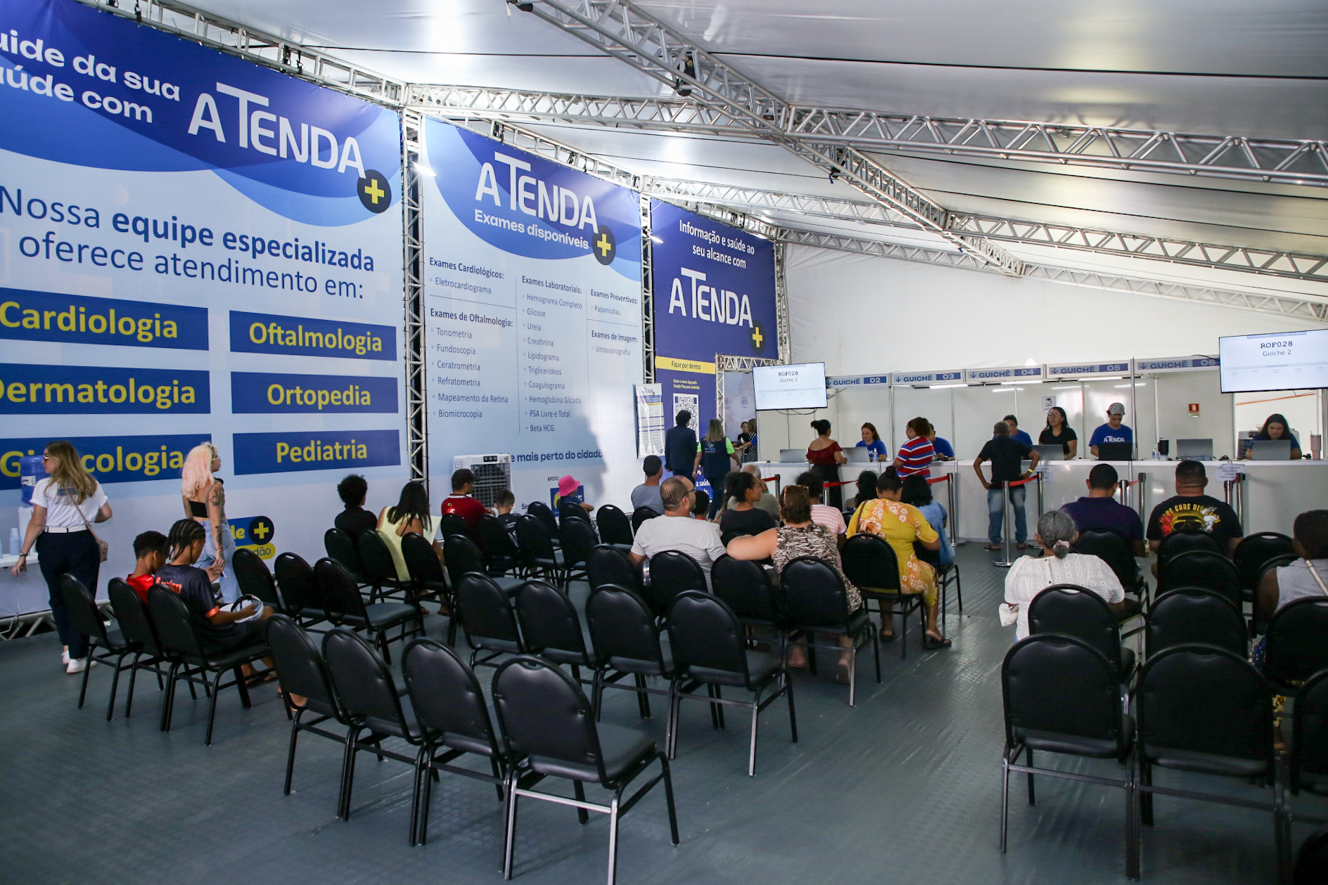 A TENDA+ | Sol Nascente recebe estrutura do programa Saúde Mais Perto do Cidadão com serviços gratuitos de saúde até sexta (20)