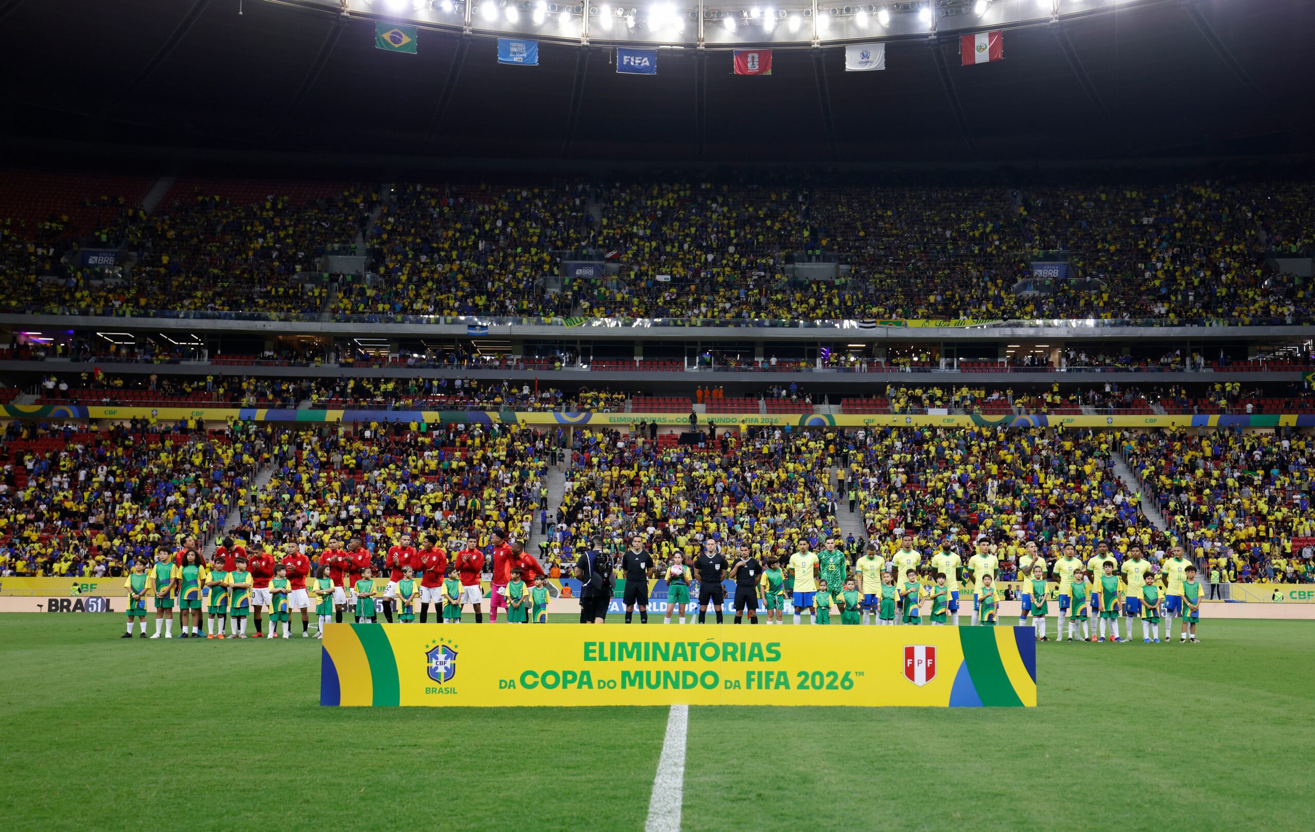 NO DIA 20 DE MARÇO | Brasília será palco do confronto entre Brasil e Colômbia pelas eliminatórias da Copa do Mundo de 2026