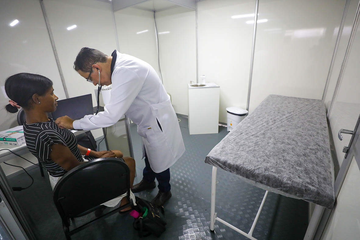 SAÚDE MAIS PERTO DO CIDADÃO | Projeto A Tenda+ chega a Estrutural e fica até o dia 7 de fevereiro oferecendo serviços de saúde