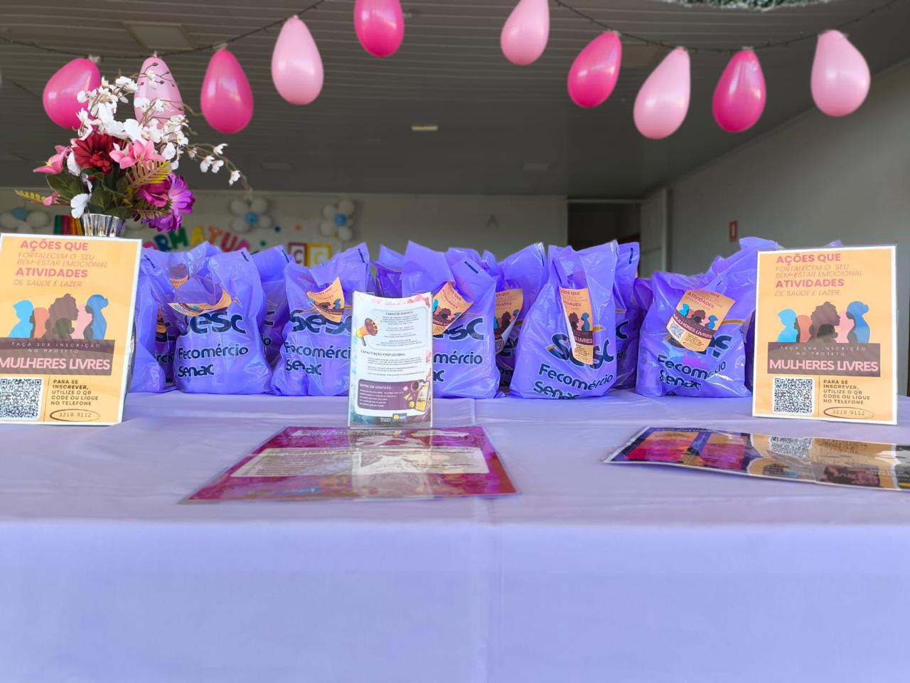 MULHERES LIVRES | Sesc-DF abre inscrições para projeto que desenvolve ações de acolhimento e proteção à mulher