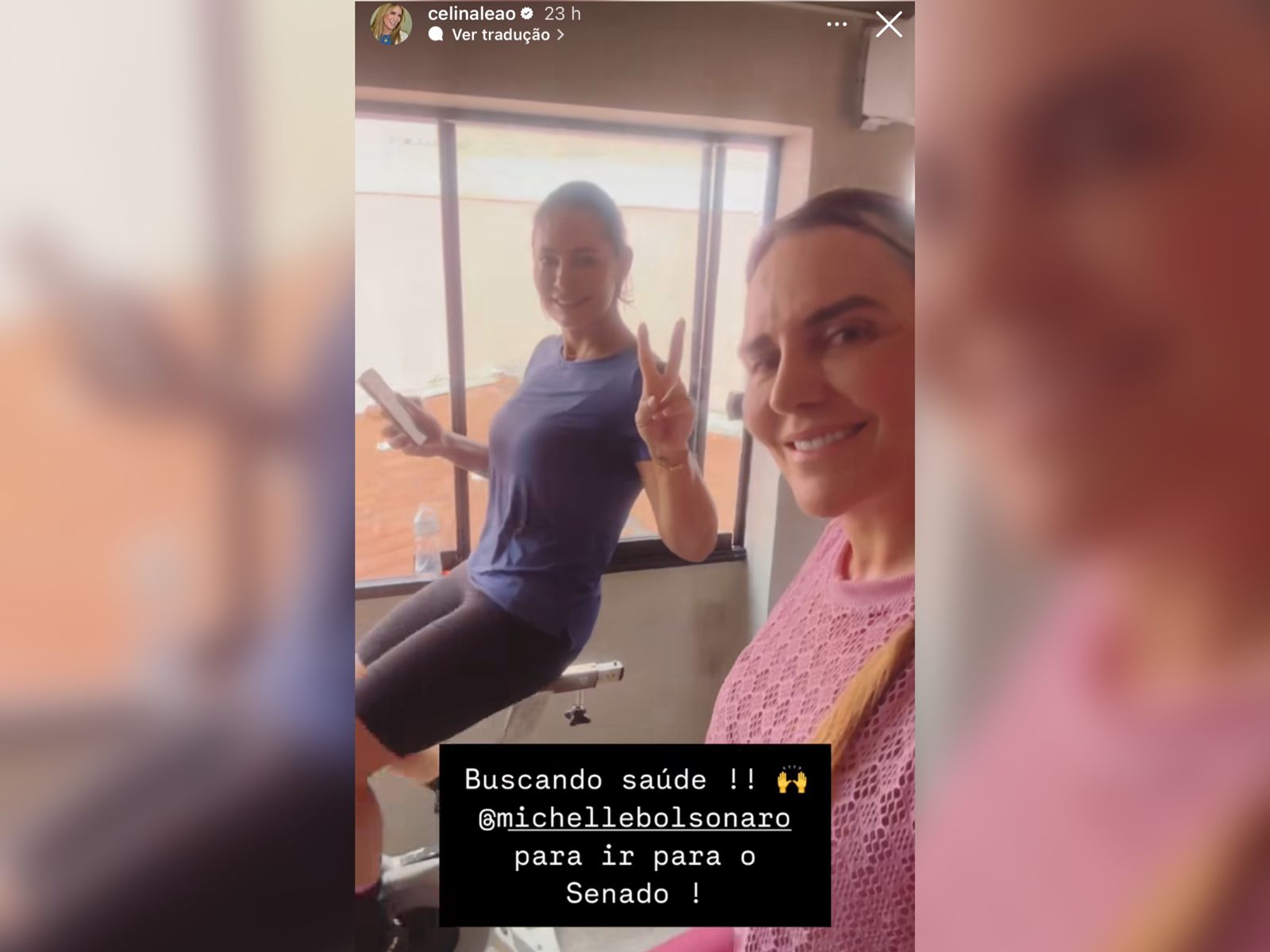 PARCERIA PARA 2026 | Celina Leão insinua que Michelle Bolsonaro será candidata ao Senado pelo DF nas redes sociais