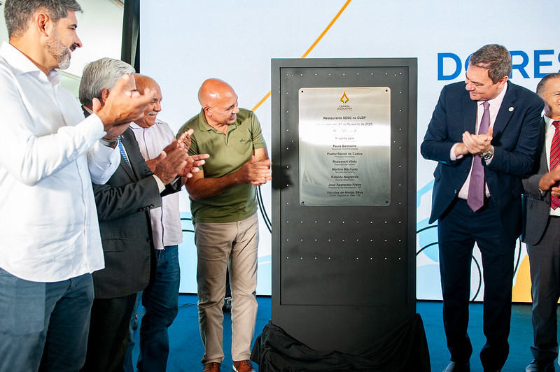 Wellington Luiz cai nas graças dos servidores da CLDF com inauguração do restaurante do Sesc