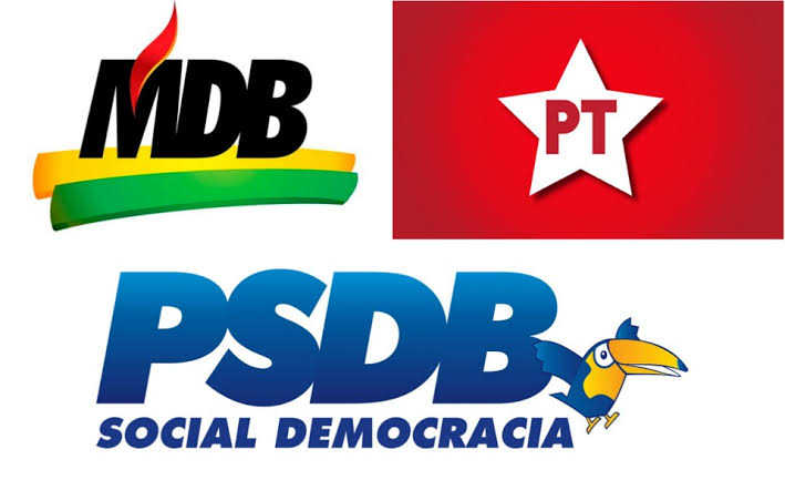 PT, MDB, PSDB, PP e União dominam as filiações no DF
